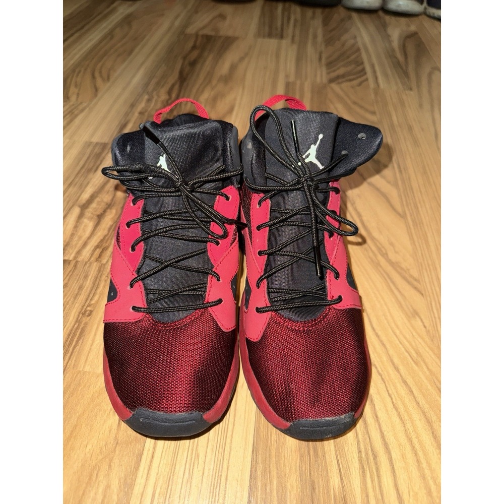 Jordan Nike Boys Sz 3Y 3 Lift Off Black Red White Tennis Shoes AV1243-002 2018